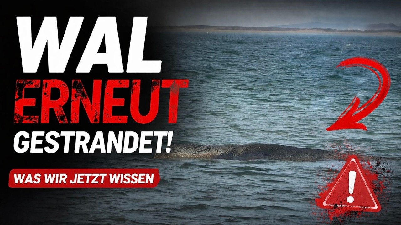 Buckelwal h&auml;ngt wieder in der Ostsee fest - Bilder zeigen der WAL