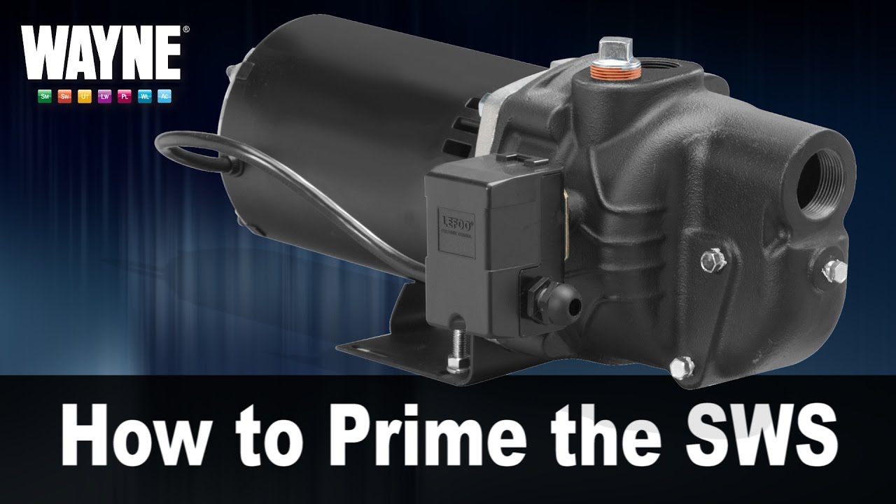 How to Prime the SWS Well Pump