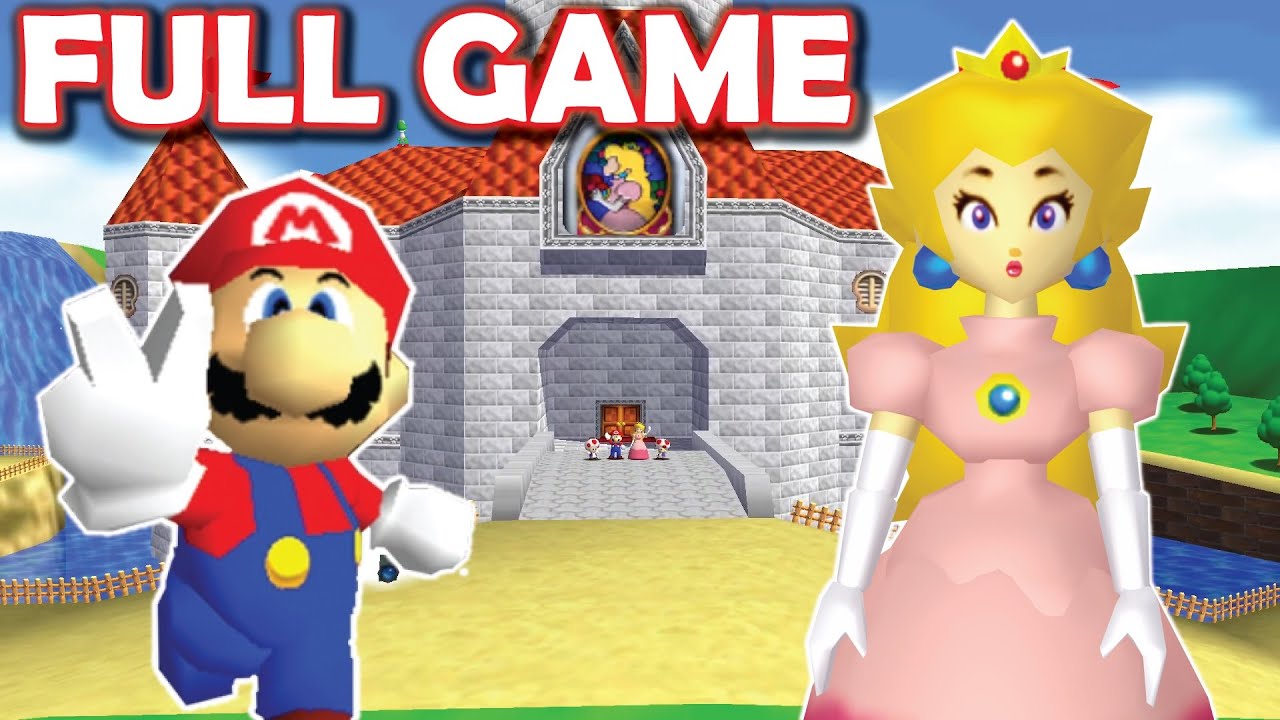 Super Mario 64 - FULL GAME Playthrough (All 120 Stars + Yoshi)