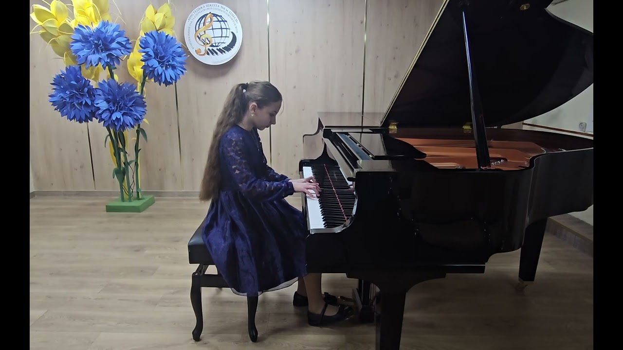 Шамина Маргарита-6кл. В.Косенко. Токкатіна. Викладач Пирогова І.А. Одеська школа мистецтв N6 