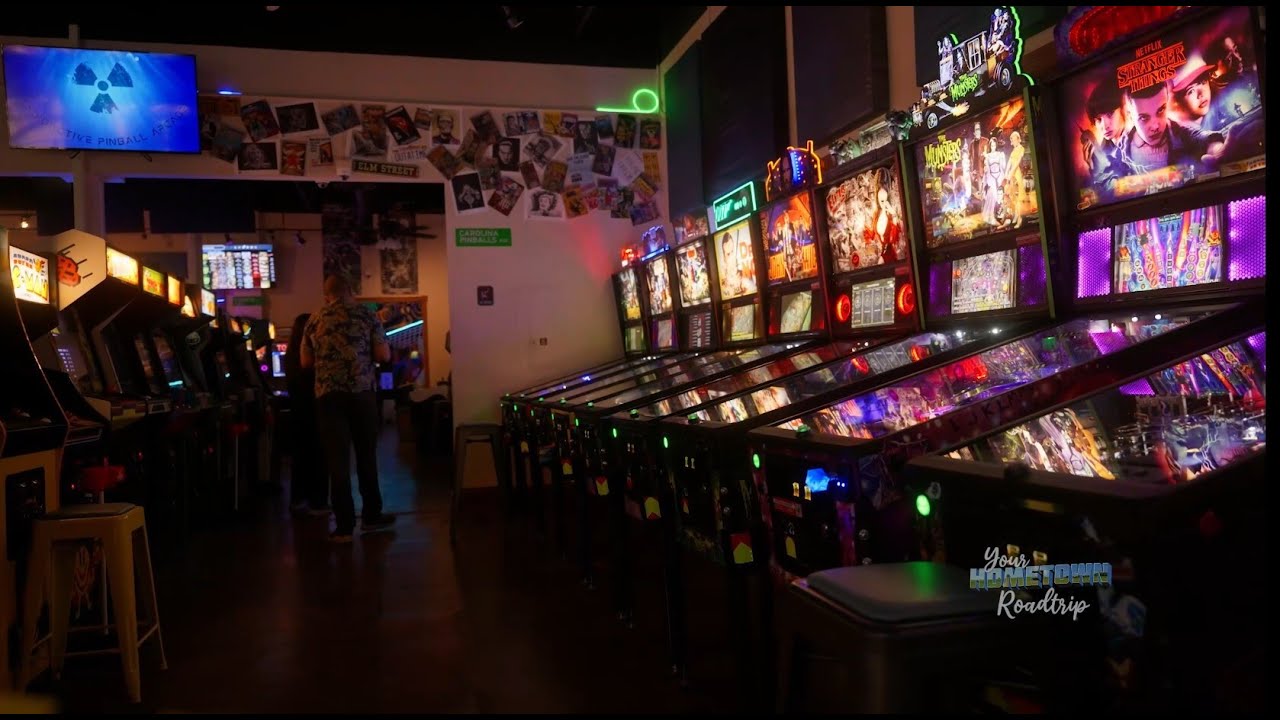 В городе Эйкен, штат Южная Каролина, процветает игровой зал Radioactive Pinball Arcade.