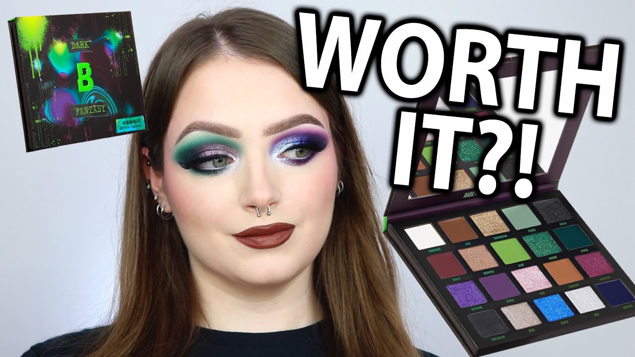 BEAUTY BAY DARK FANTASY PALETTE REVIEW AND TUTORIAL