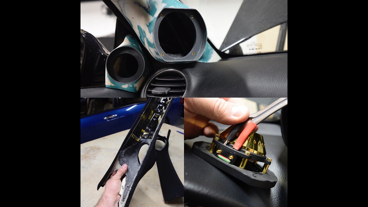 Mercedes CLK 5WAY SQ System - PART 4 - Tweeter & Midrange Installation, Timelapse - ESB Audio 8000