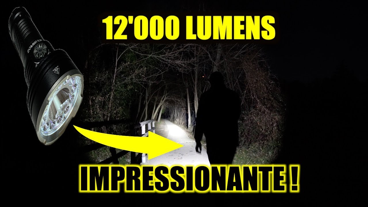 Torcia Led MILITARE POTENTISSIMA ! 12000 Lumen  - SOFIRN IF30