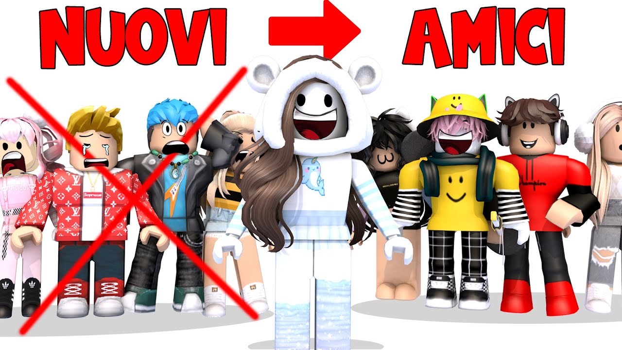 HO DECISO DI CAMBIARE AMICI SU ROBLOX!