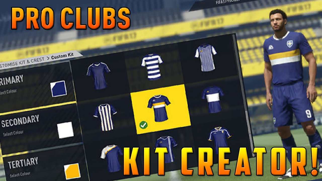 FIFA 17 PRO CLUBS! (KIT CREATOR+NEW IN GAME SCREENSHOTS!)