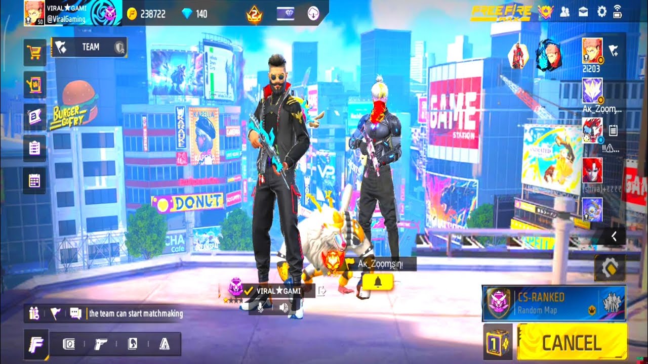 FREE FIRE CS RANK PLAY WITH FRIEND 💪 || @Viral_Gaming_2004 #viral #freefire 