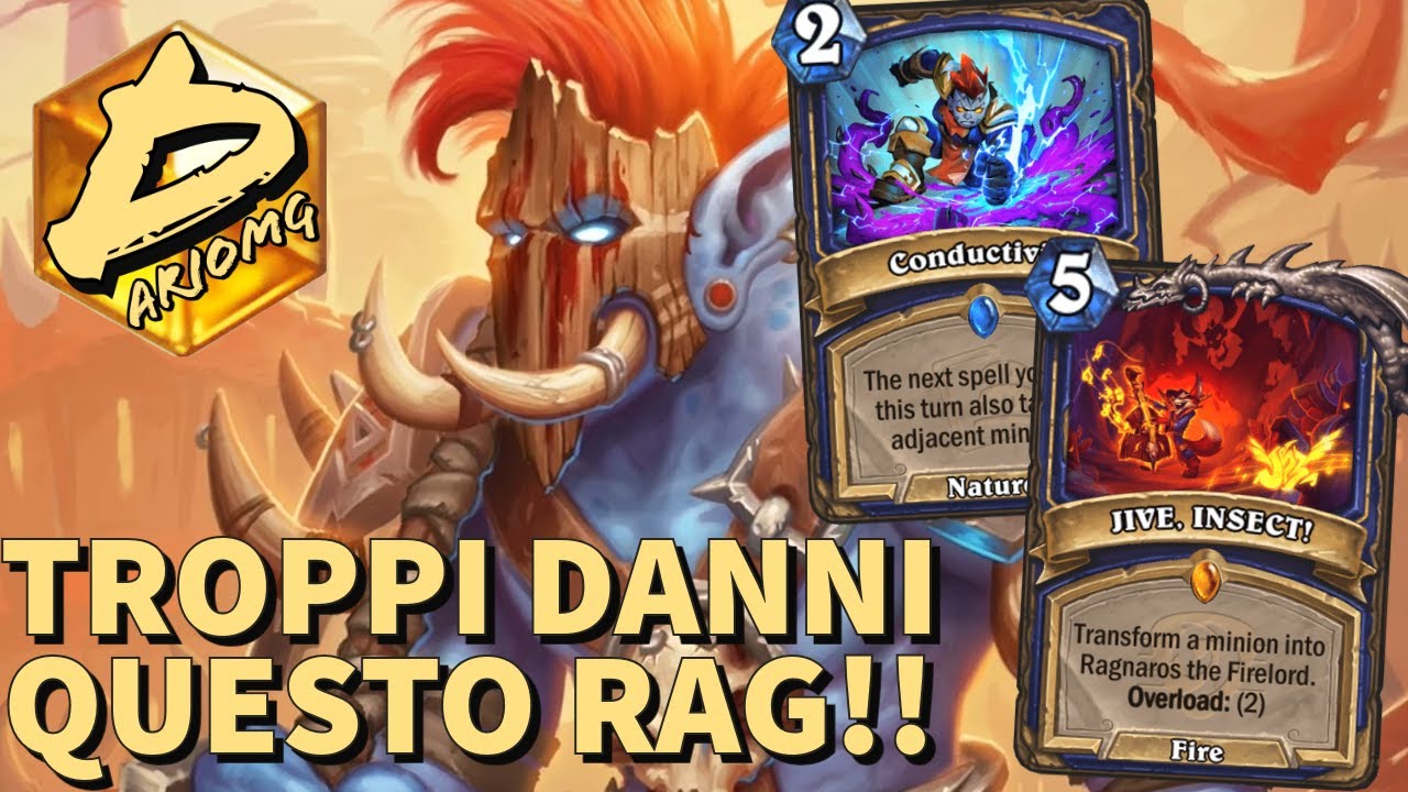 RAG RIMANE OP NEL 2024!! COMBO NATURE SHAMAN!! HEARTHSTONE ITA