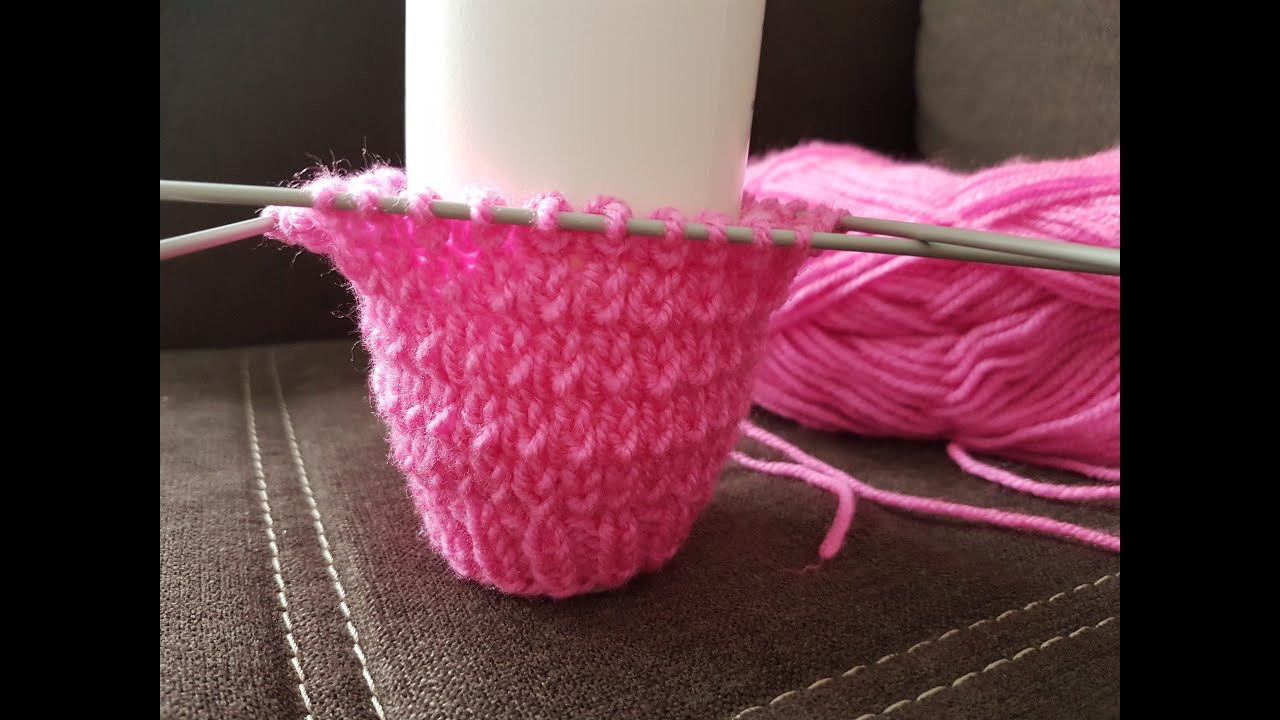 Strickmuster in Runden / Nadelspiele/ Rundstricknadeln