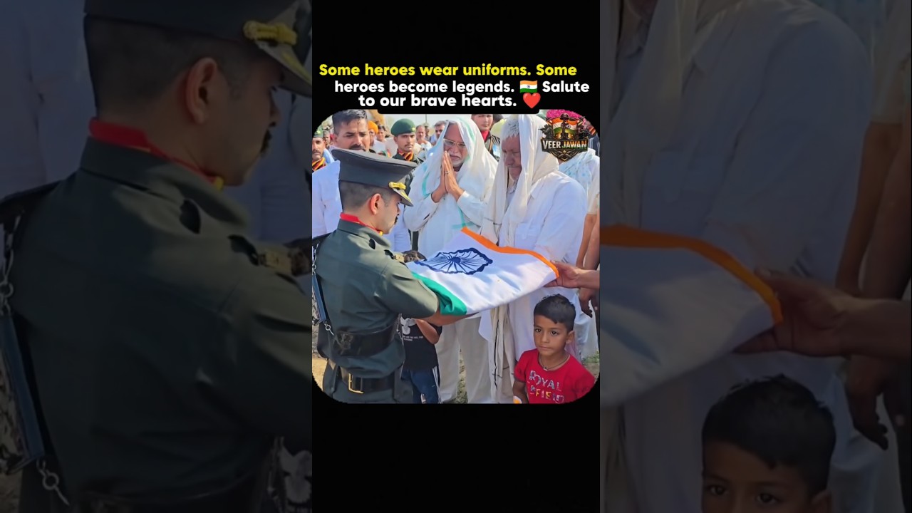 Some Heroes Wear Uniform Some heroes become legends 🇮🇳 Salute to our Brave Heart ❤️ #army #shorts