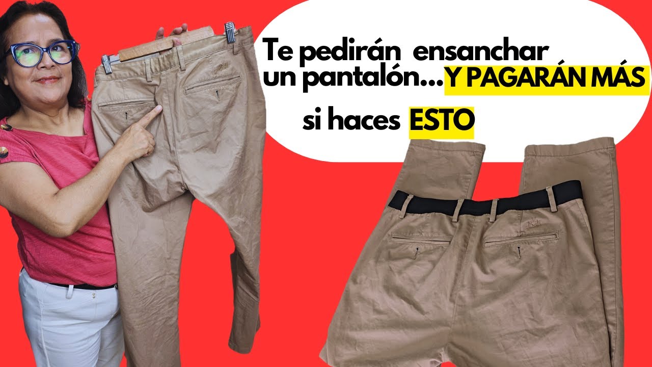 “Cómo ensanchar la cintura de un pantalón de hombre (y cobrar más por hacerlo bien)”