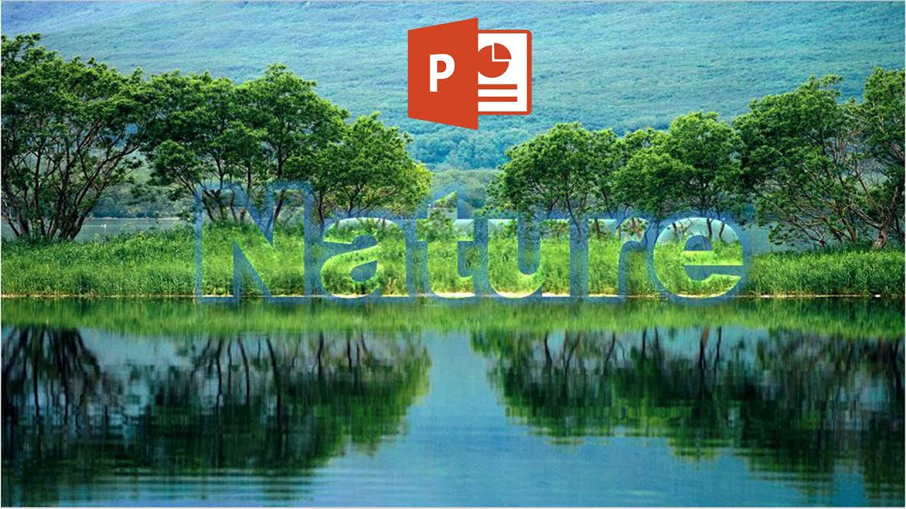 Running NATURE Text in PowerPoint || PowerPoint Tutorial || पॉवरपॉइंट एनीमेशन सीखे हिंदी में ||