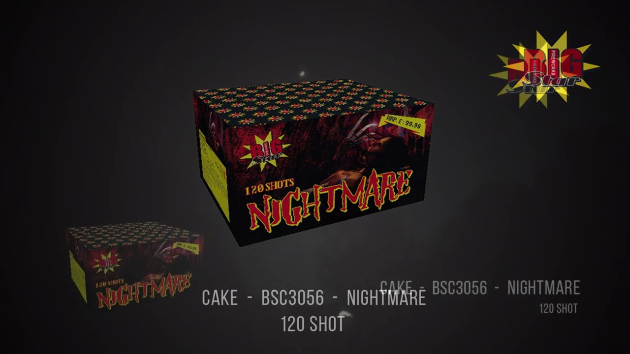 Big Star Fireworks - Cake - BSC3056 Nightmare