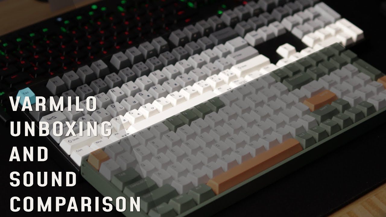 Varmilo Yakumo VA108M with Cherry Brown Switches. Unboxing & Sound Comparison with IQUNIX F96 + more