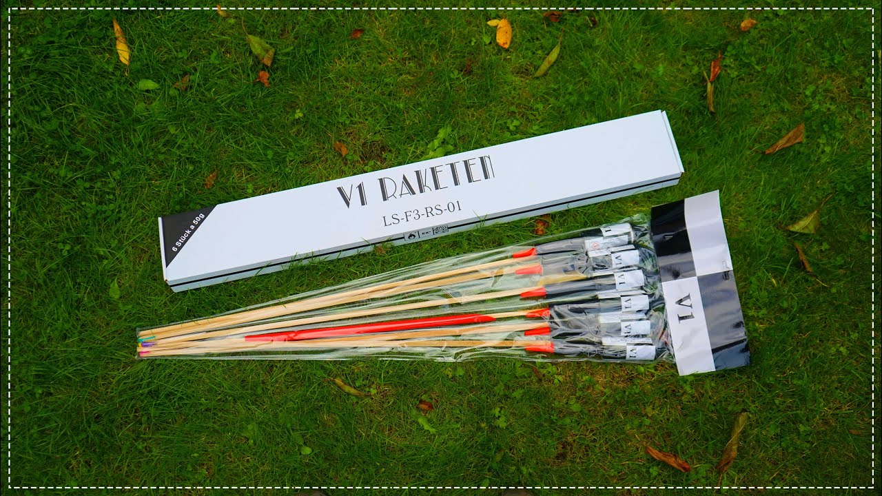 ☆ V1 Raketen ☆ 50g pro Rakete in F3 | HAMMER GEIL