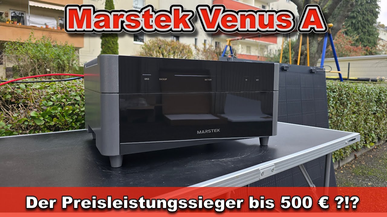 Marstek Venus A Check – 2,12 kWh LFP Speicher & 1200W Notstrom zum kleinen Preis im Praxis-Test