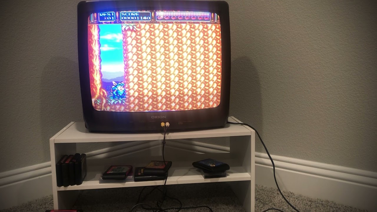CRT Gaming: Rocket Knight Adventures for Sega Genesis