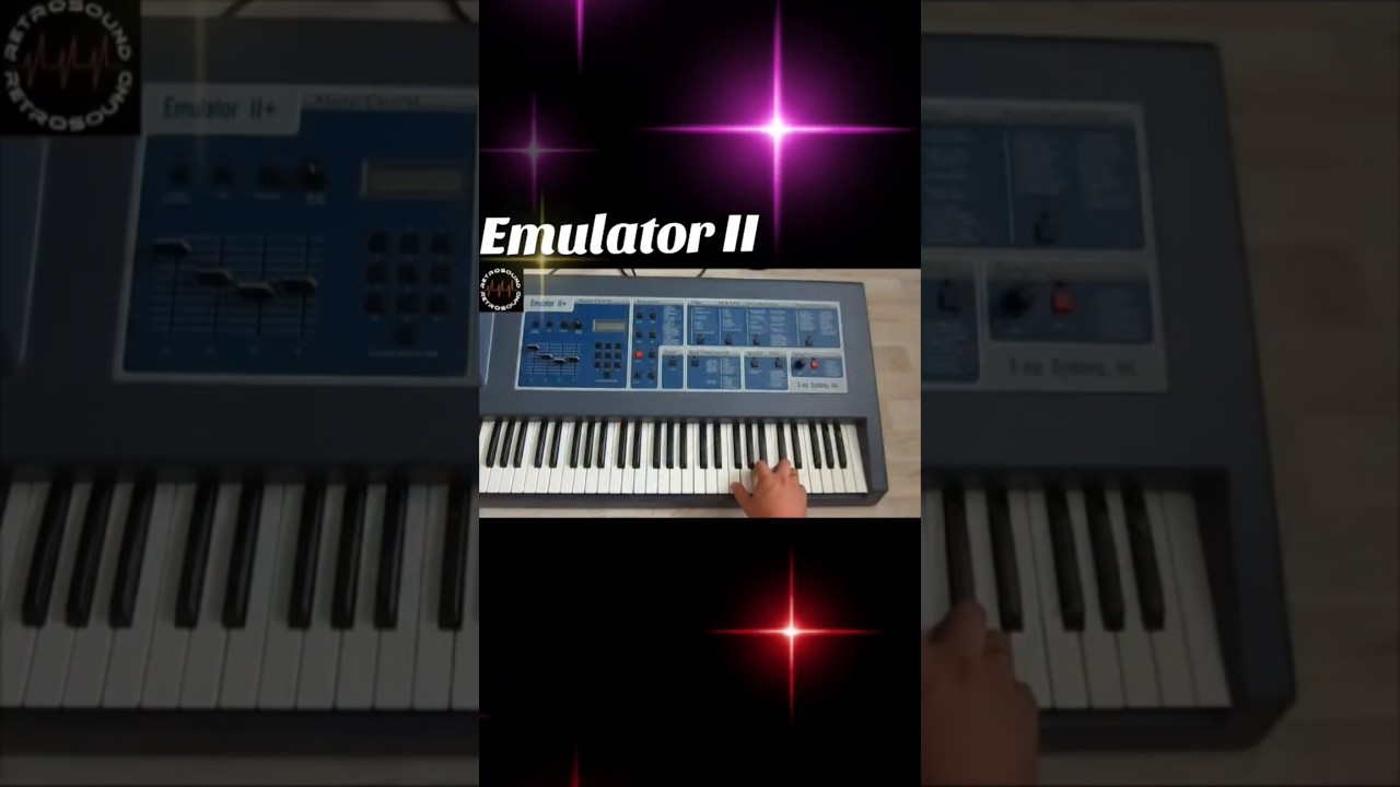 Emulator II 🎹 #synth #synthesizer #retrosound #electronicmusic #synths #synthwave #synthdemo #80s