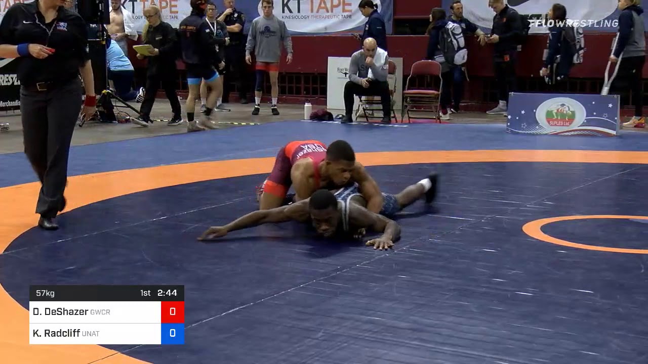 57 Kg Consolation Daniel DeShazer Gopher Wrestling Club RTC Vs Kevin Radcliff Unattached