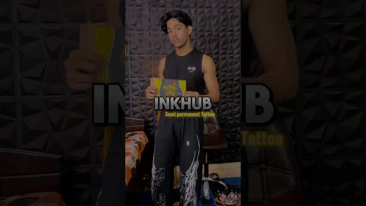 INKHUB Semi-Permanent Tattoos II No Pain,No Commitment II#tattoo #temporary #review #explore #inkhub