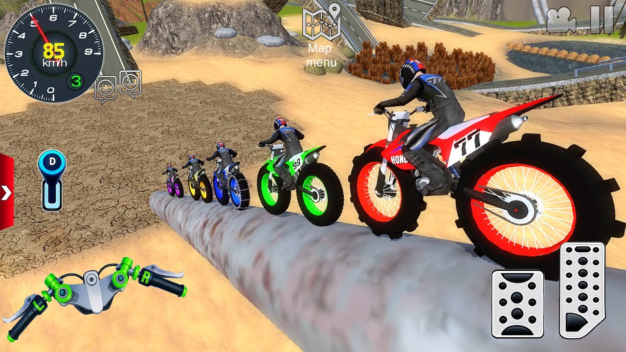 Mega Ramp Dirt Bike Stunt Racing Simulator - Extreme Motocross Bike Racer - Android Gameplay #1