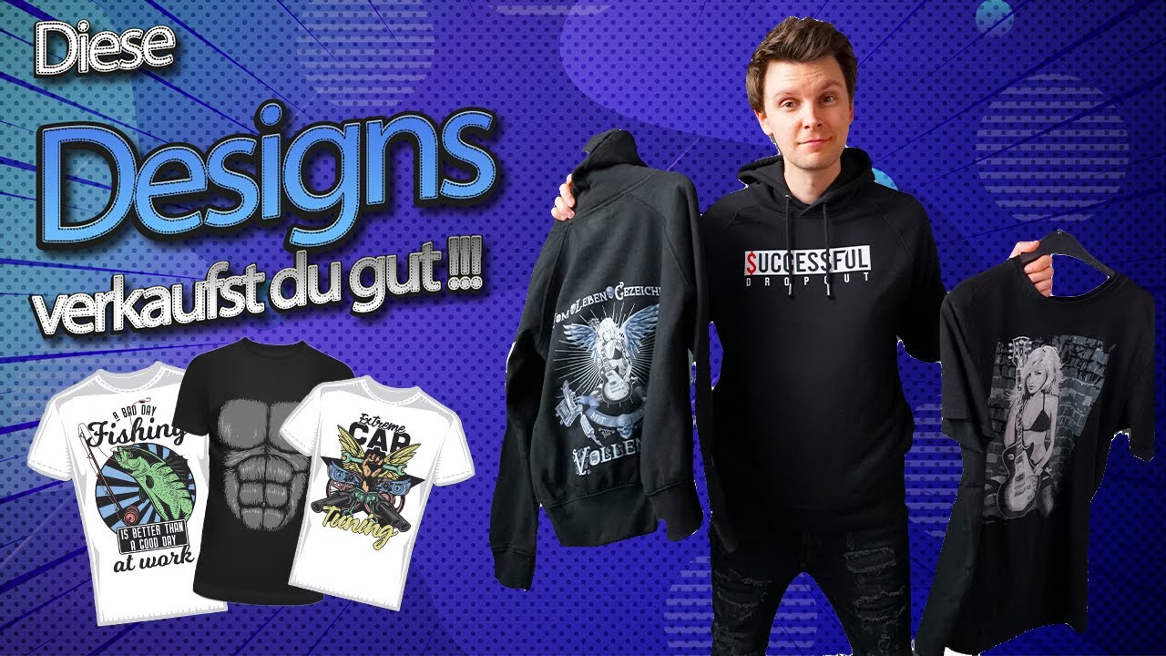 T Shirt Business aufbauen - DIESE Print on Demand Designs verkaufen sich (Tipps und Tricks)