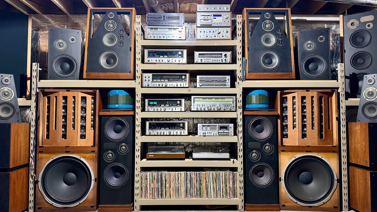 I Found A MASSIVE Vintage Audio Collection w/ ULTRA RARE Speakers