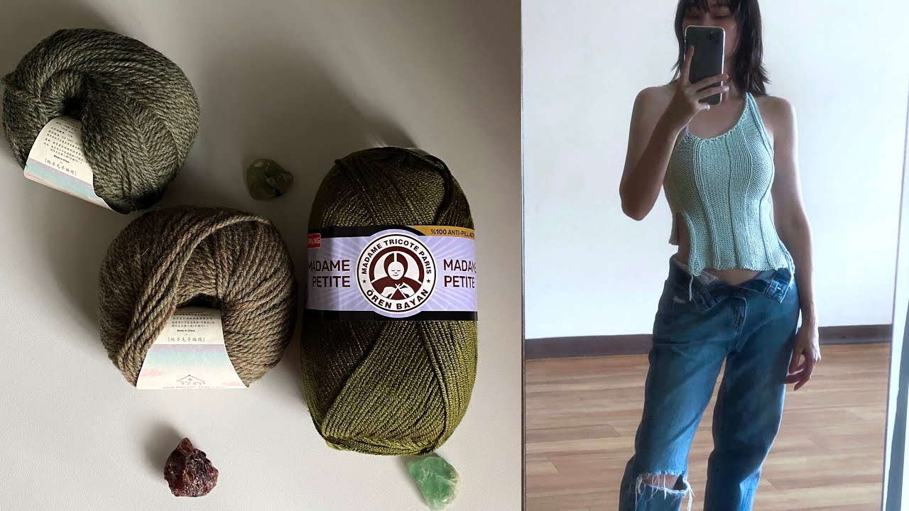 เติมความสดชื่นให้หัวใจด้วยสีเขียว + ถักหมวกหูแมวให้ลูกค้าที่น่ารัก Evergreen Knit-Vlog