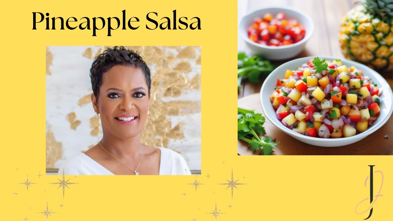 Easy Pineapple Salsa for Summer BBQs and Picnics! 😀 #summerrecipes #summerfood | Jeannie Jacobs