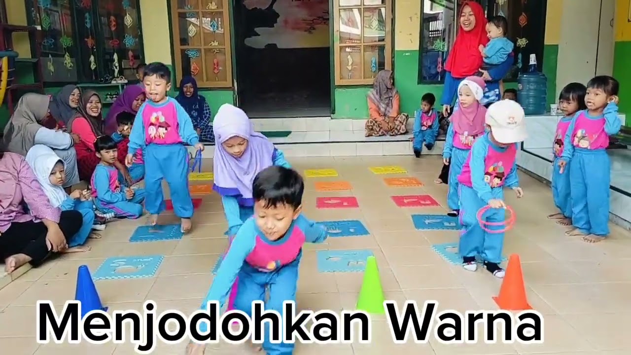 Menjodohkan Warna PAUD KB ALMALIKI