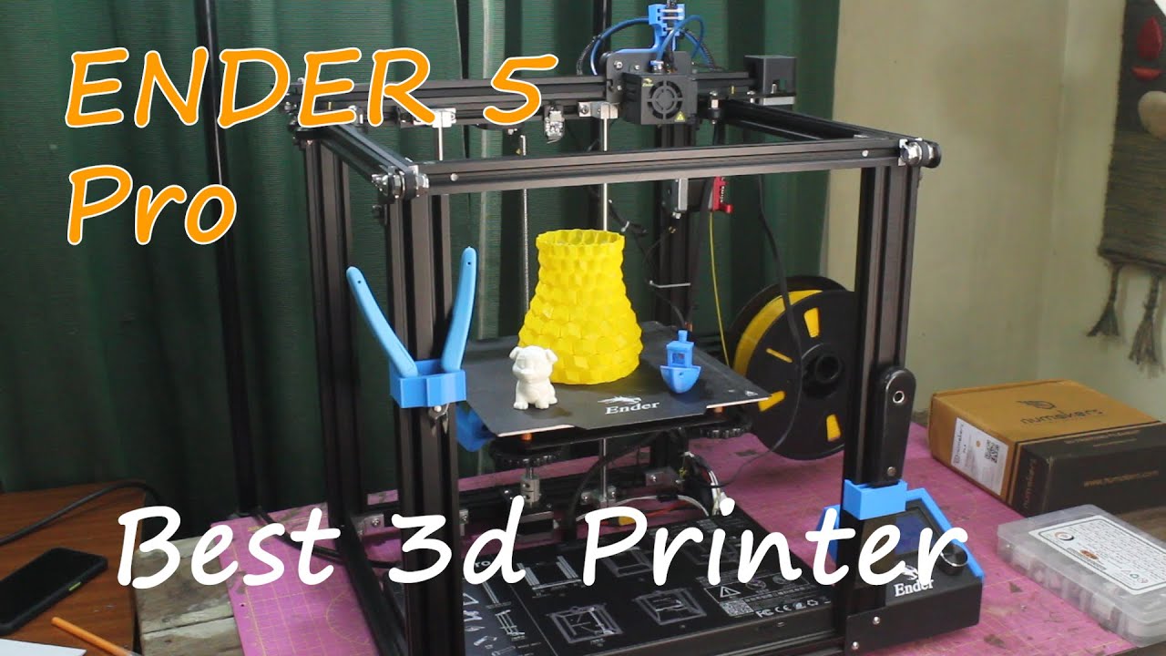 Creality Ender 5 Pro -3D Printer Assembly ,Prints & Upgrades | BEST 3D Printer for Beginners