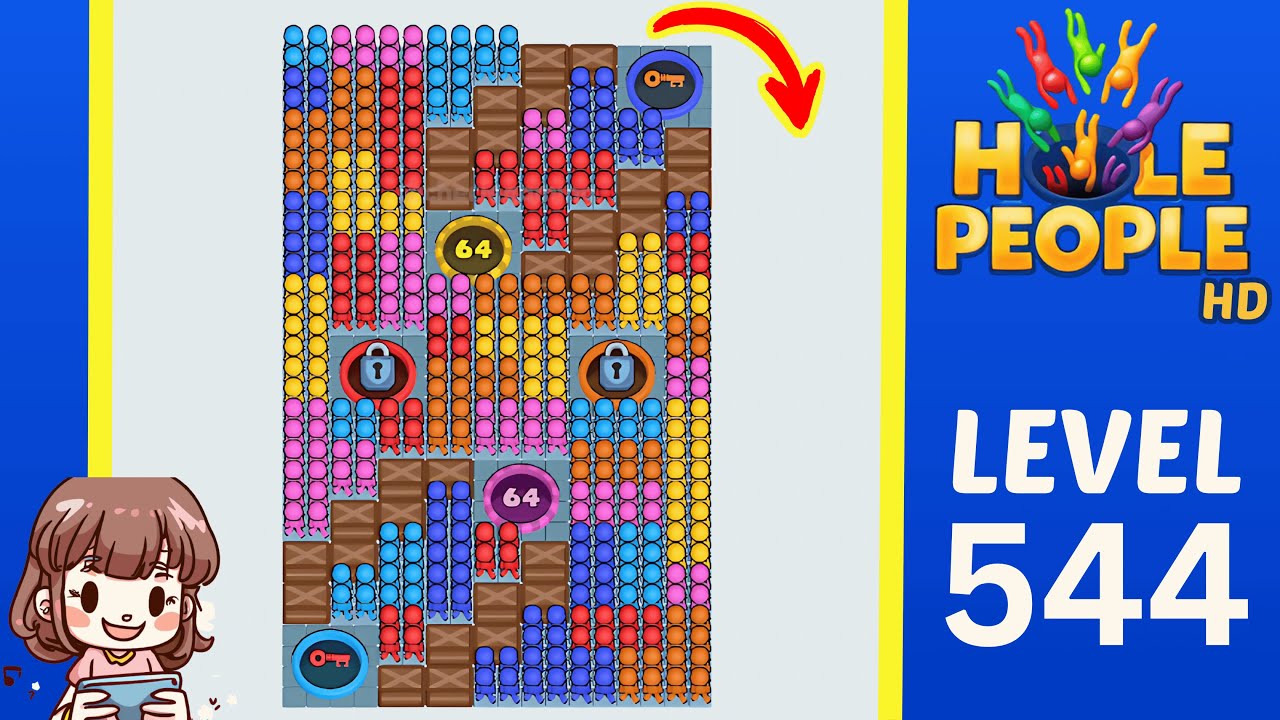 Hole People Level 544 Solution Walkthrough