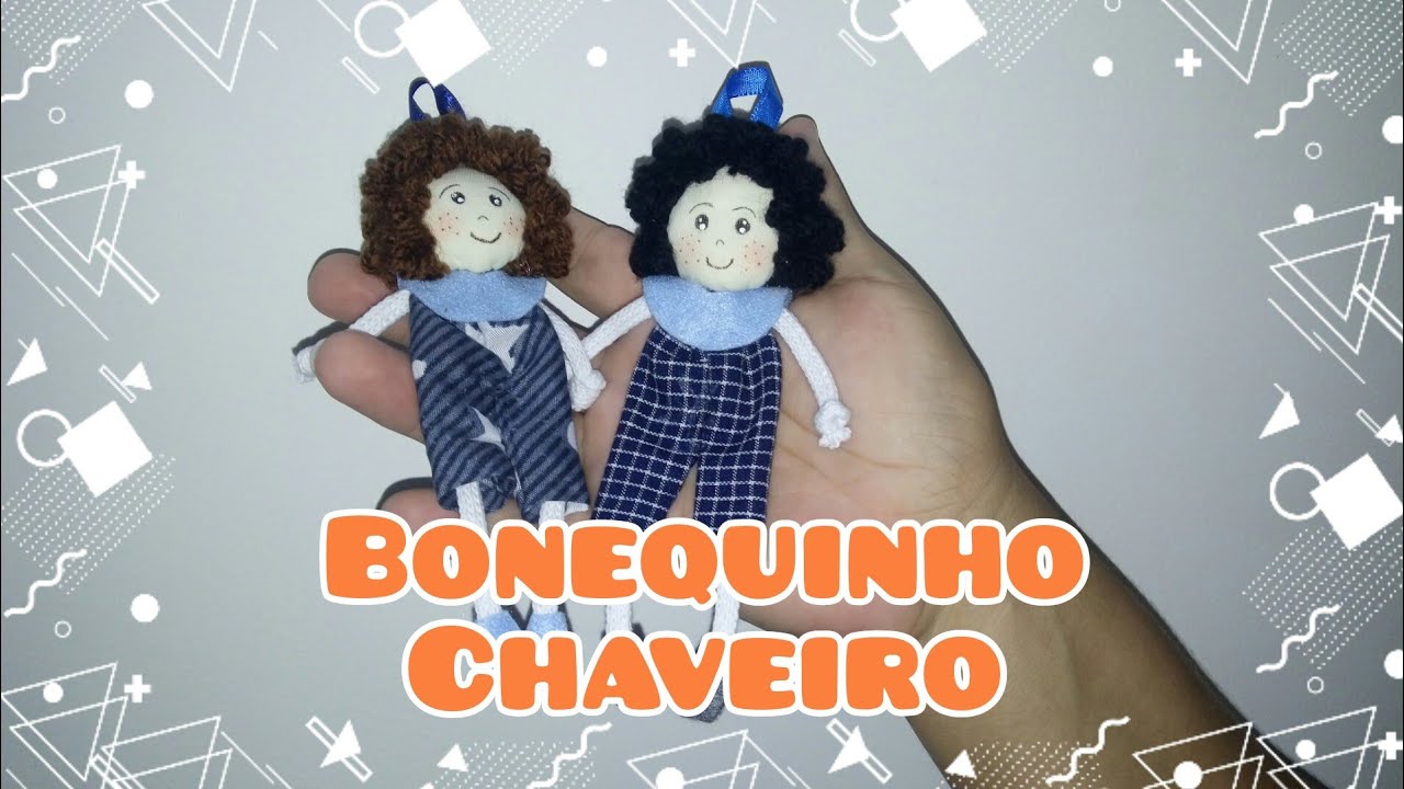 Reaproveitando Retalhos- Bonequinho Chaveiro❤️
