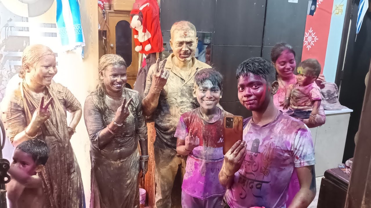 Golden Holi Special Video|Dantmanjan holi| jija sali holi |crezy holi |#holi #happy  