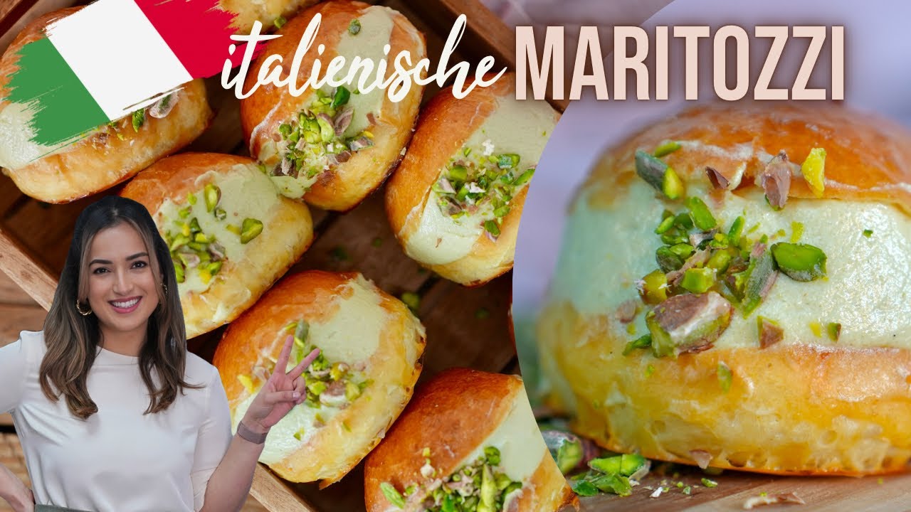 Italienische Milchbrötchen sind DEN HYPE WERT! - wolkenweiche Pistazien Maritozzi 😋