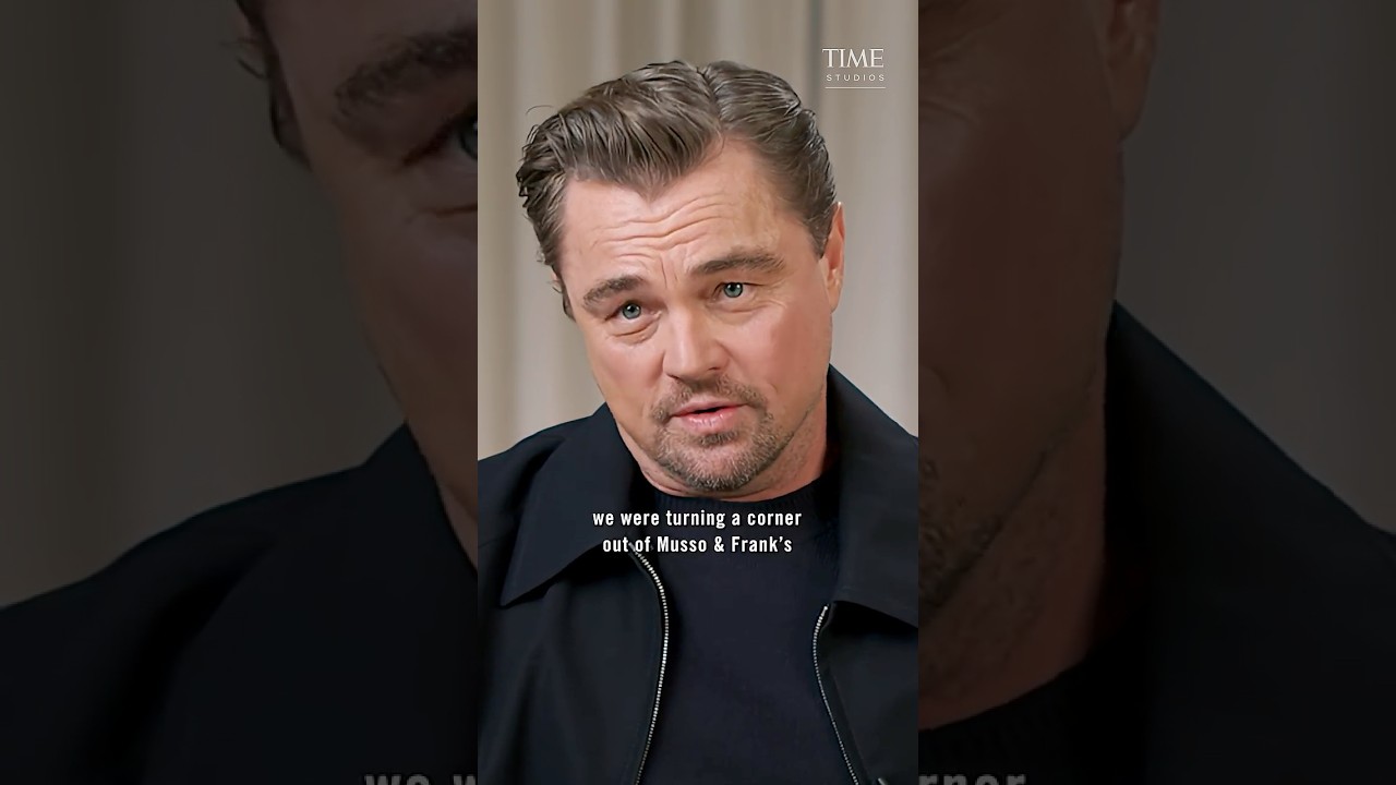 Leonardo DiCaprio on His Dad's Set Visit on Once Upon A Time    in Hollywood