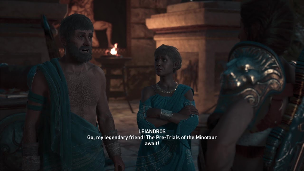 236 AC Odyssey Completar la Quest Minotour De Force