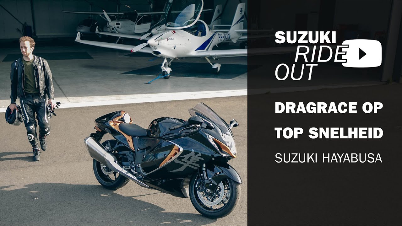 Suzuki Hayabusa 2023 / dragrace op top snelheid!