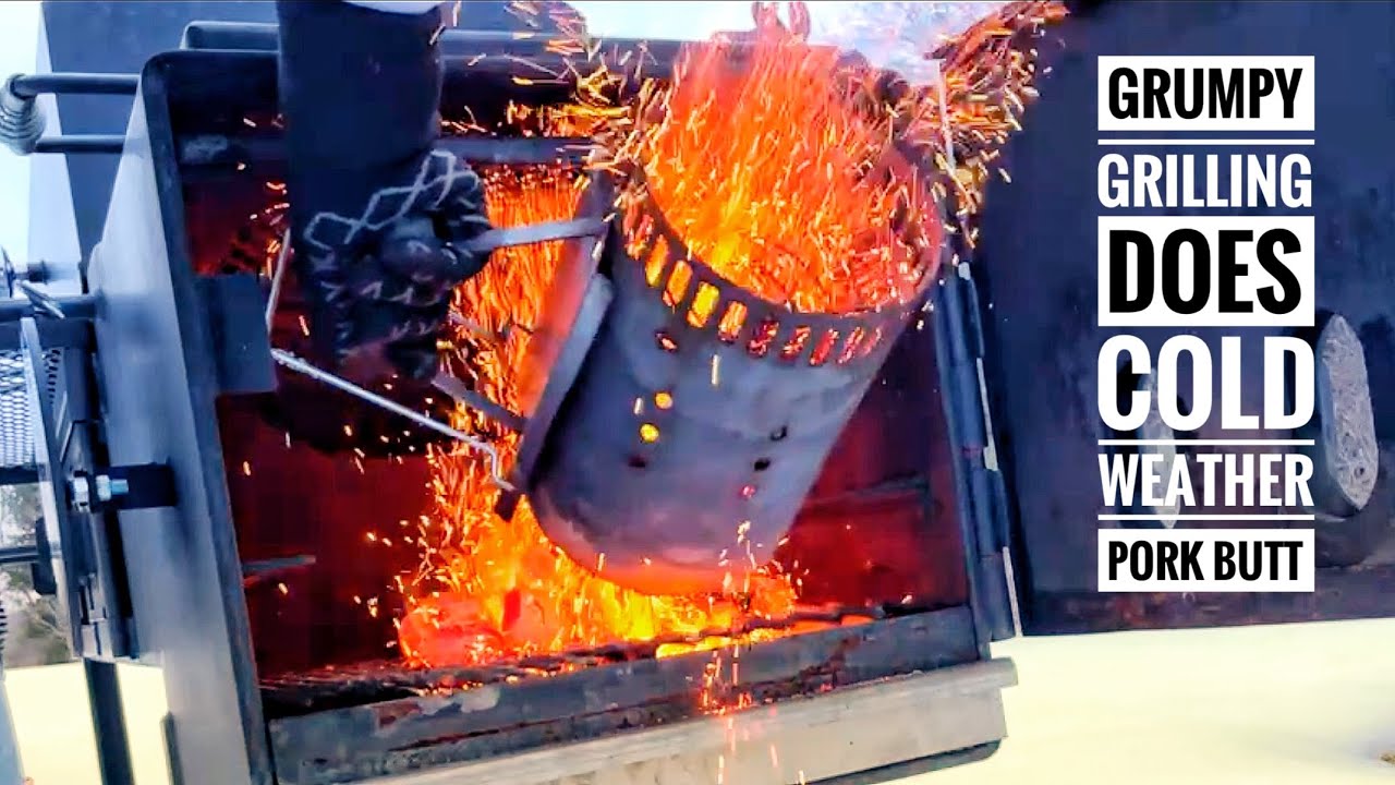Cold Weather Cooking: Pork Butt on the BBQ PITS BY KLOSE Grill Chef