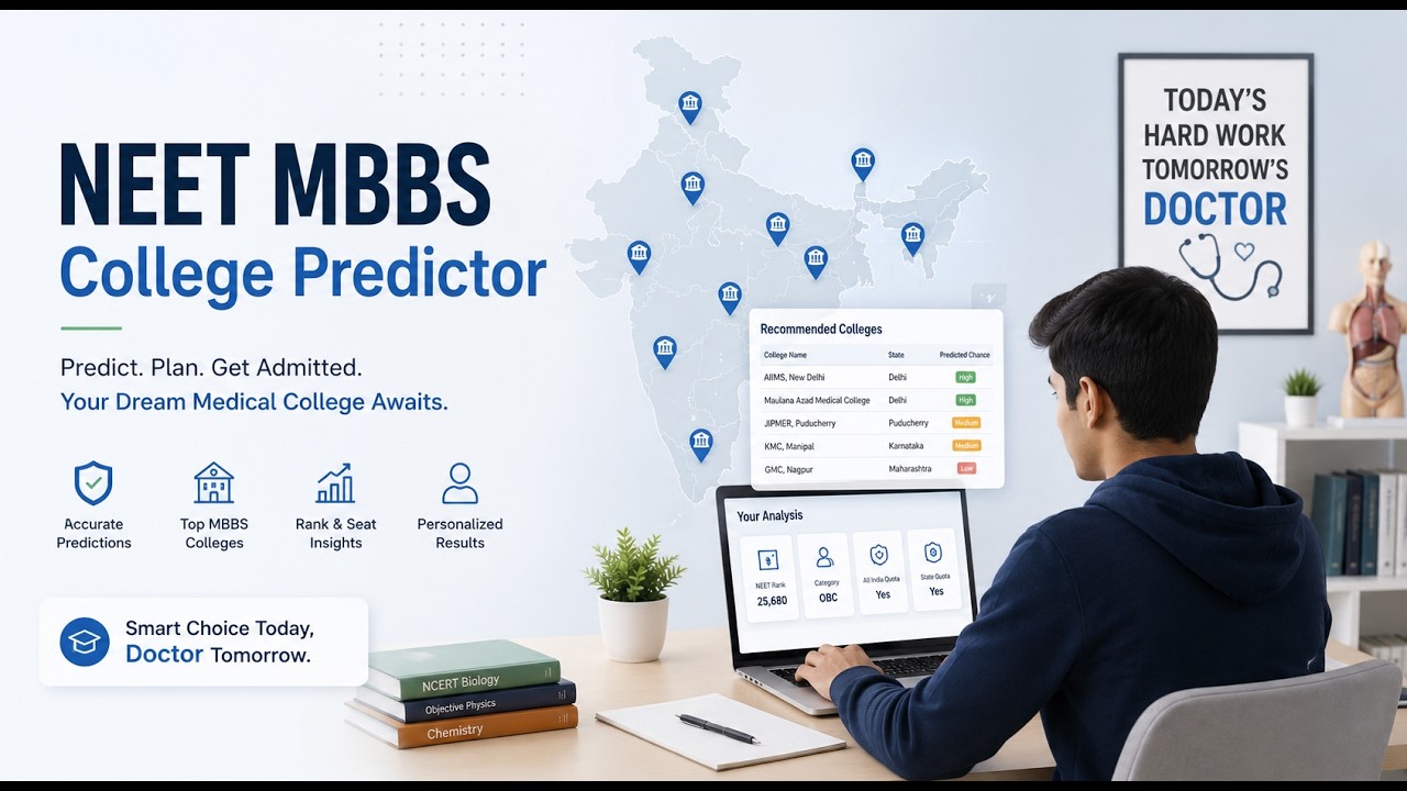 🎯 100% Free No-Login NEET College Predictor