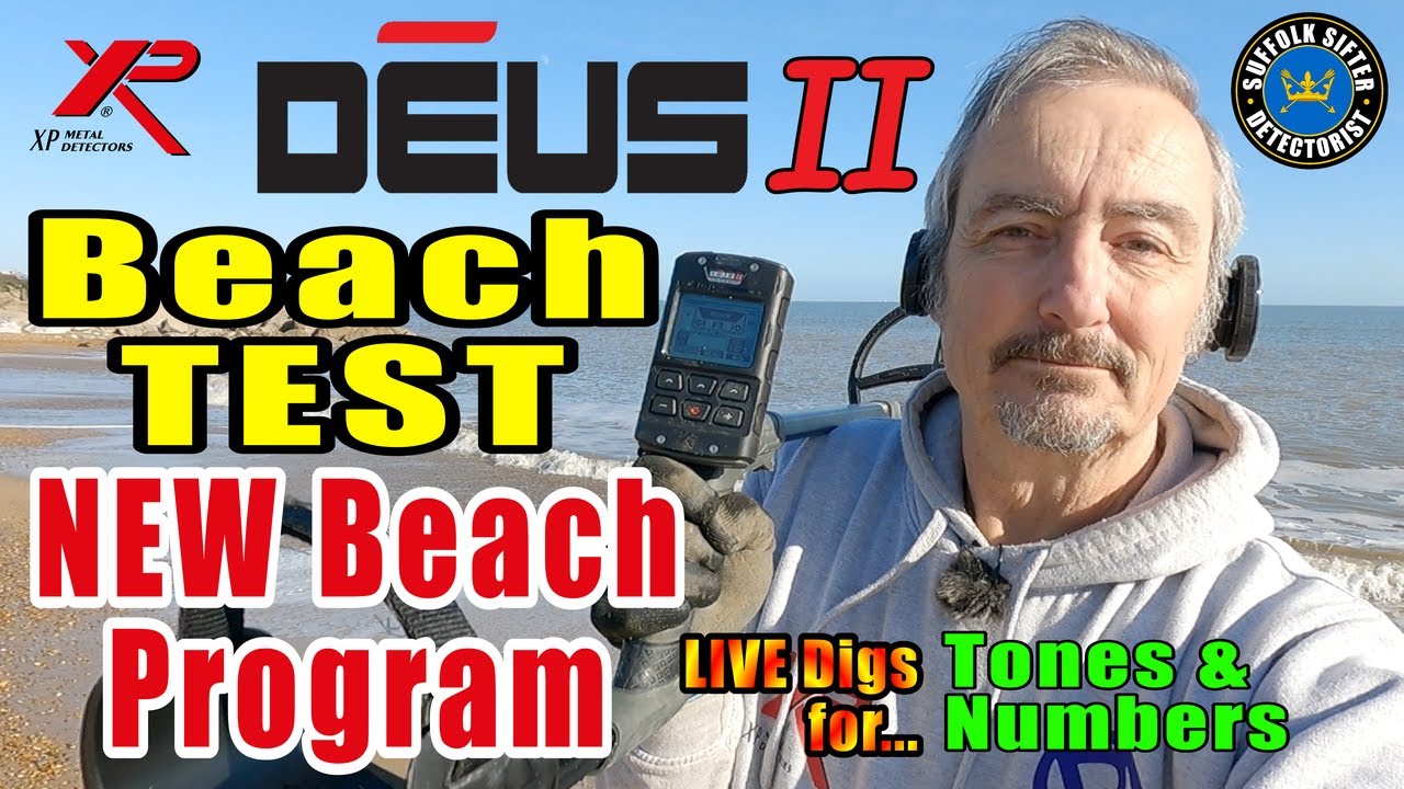 XP Deus II on the Beach | First Test | Plus Modified Beach Program