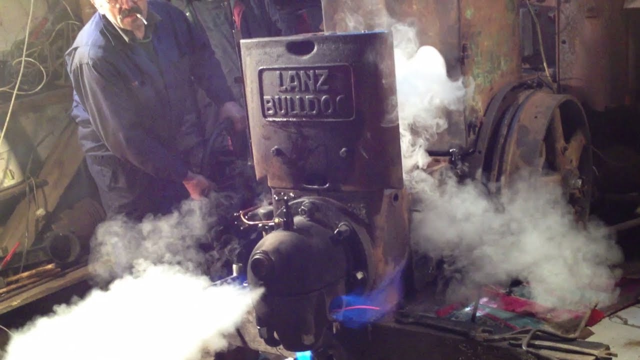 Lanz Bulldog D 9506 часть 1 - первый старт спустя 40 лет с комментариями