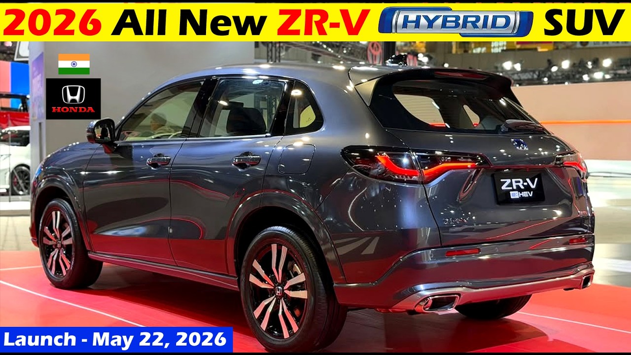 2026 Honda ZR-V Hybrid SUV - First Look At India's Next Game-Changer
