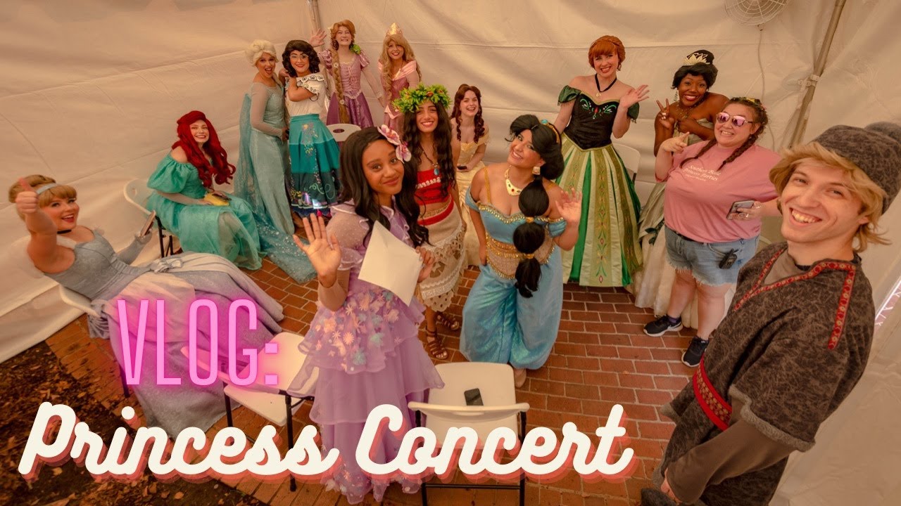 VLOG: ANNUAL PRINCESS CONCERT | All Princesses Singing | Princess Jess