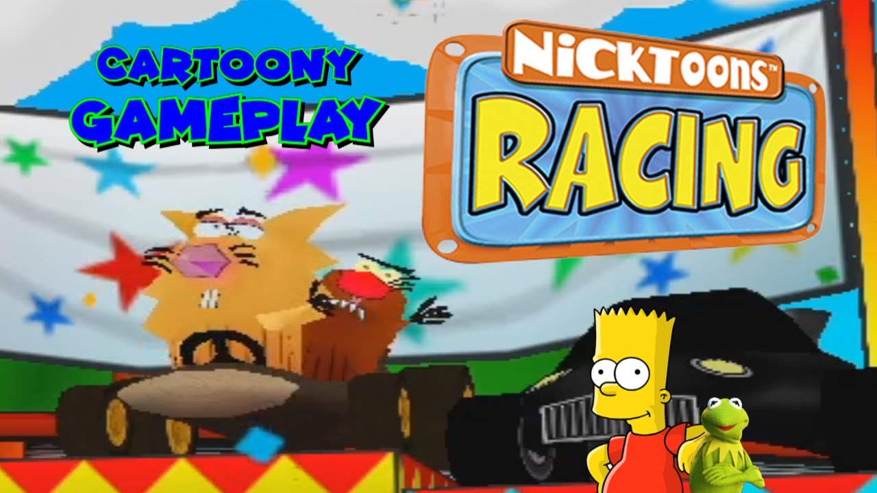 Cartoony Gameplay: Nicktoons Racing + BONUS