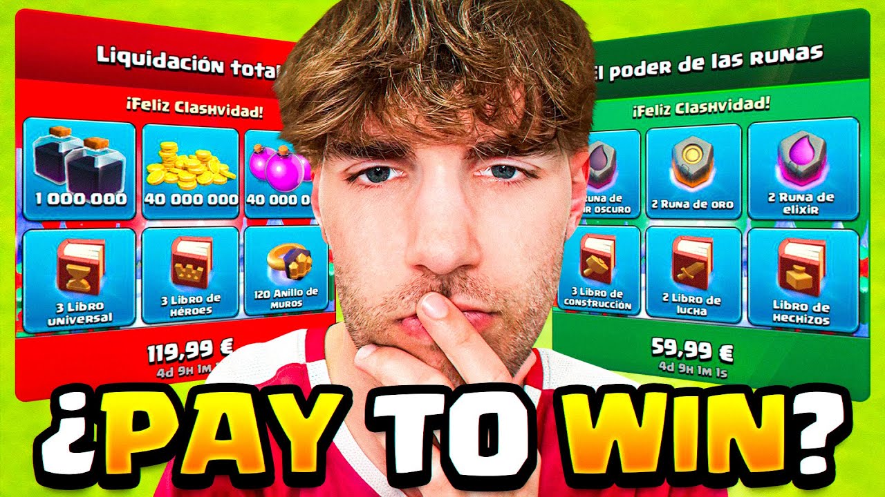 ES CLASH OF CLANS UN JUEGO PAY TO WIN?
