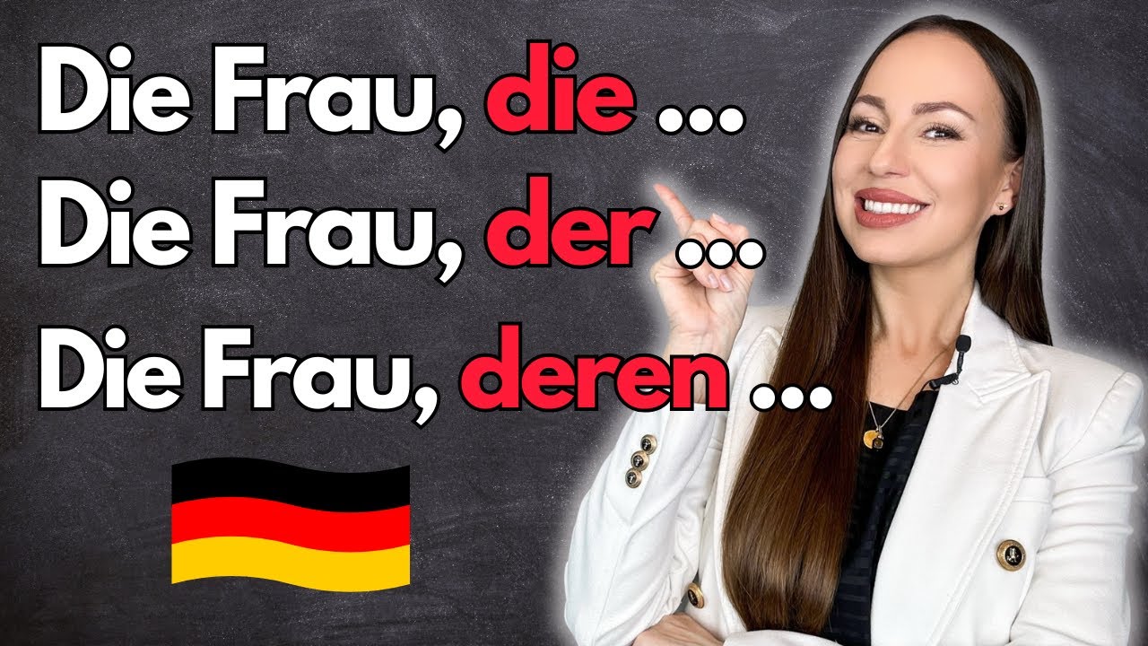 RELATIVSÄTZE einfach erklärt👌🏼 (Deutsch lernen | Grammatik | B1 | B2 | C1)