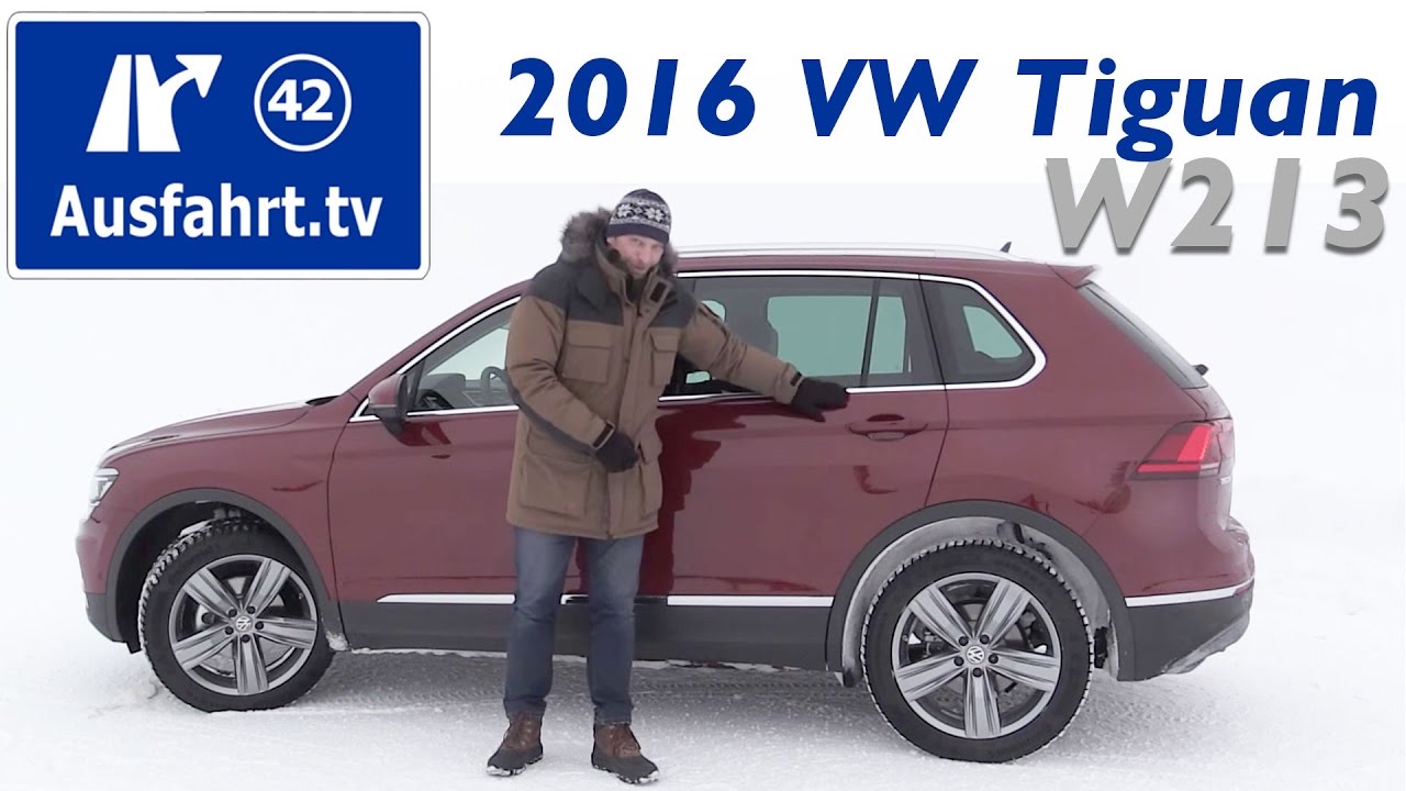 2016 Volkswagen VW Tiguan 2.0 TDI 150 PS DSG 4MOTION - Fahrbericht der Probefahrt  Test  Review