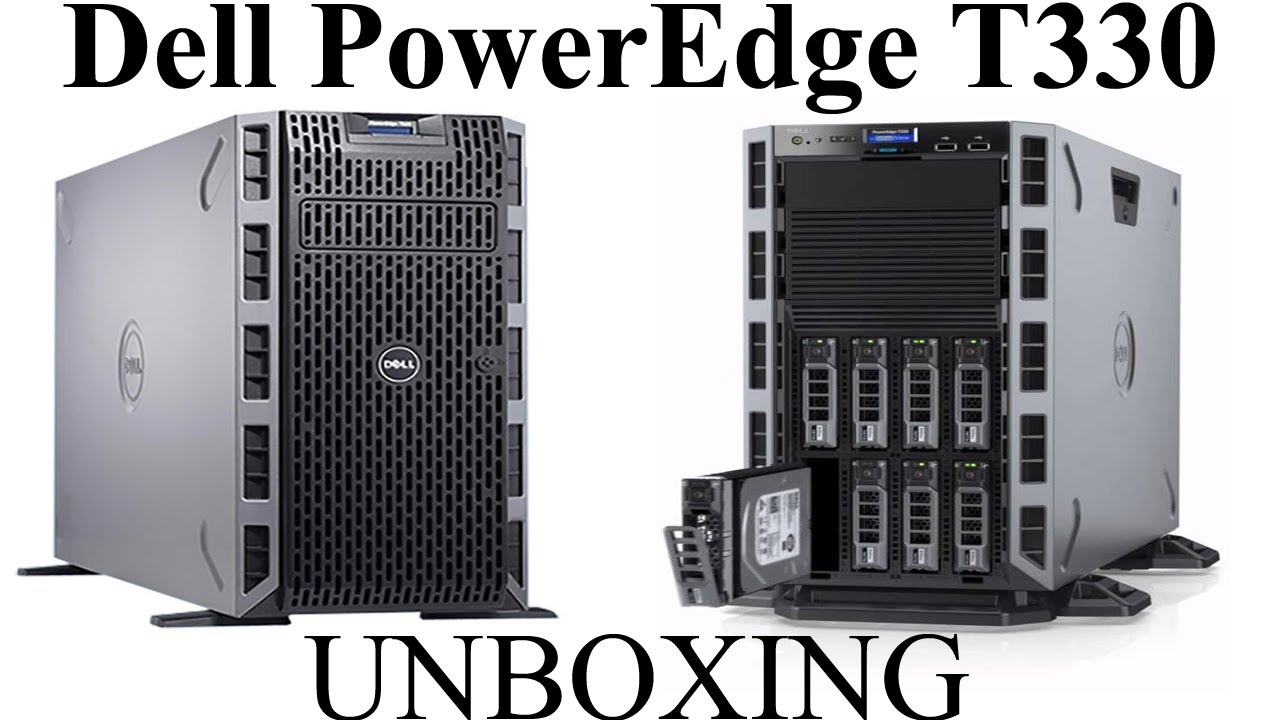 Dell PowerEdge T330 Tower Server for Up to 8 HDDs (Intel Xeon E3-1220 V6 3.00GHz