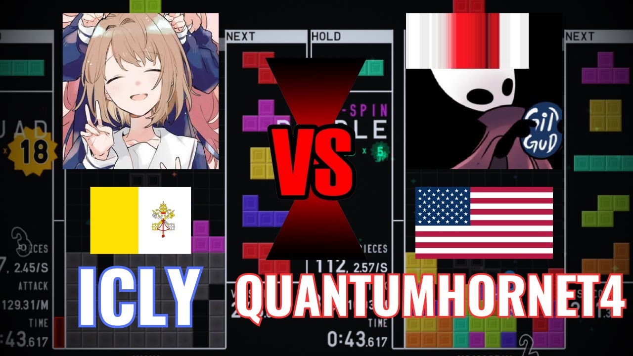 TETR.IO Tetra League (Season 2) ICLY (Diao) vs QUANTUMHORNET4